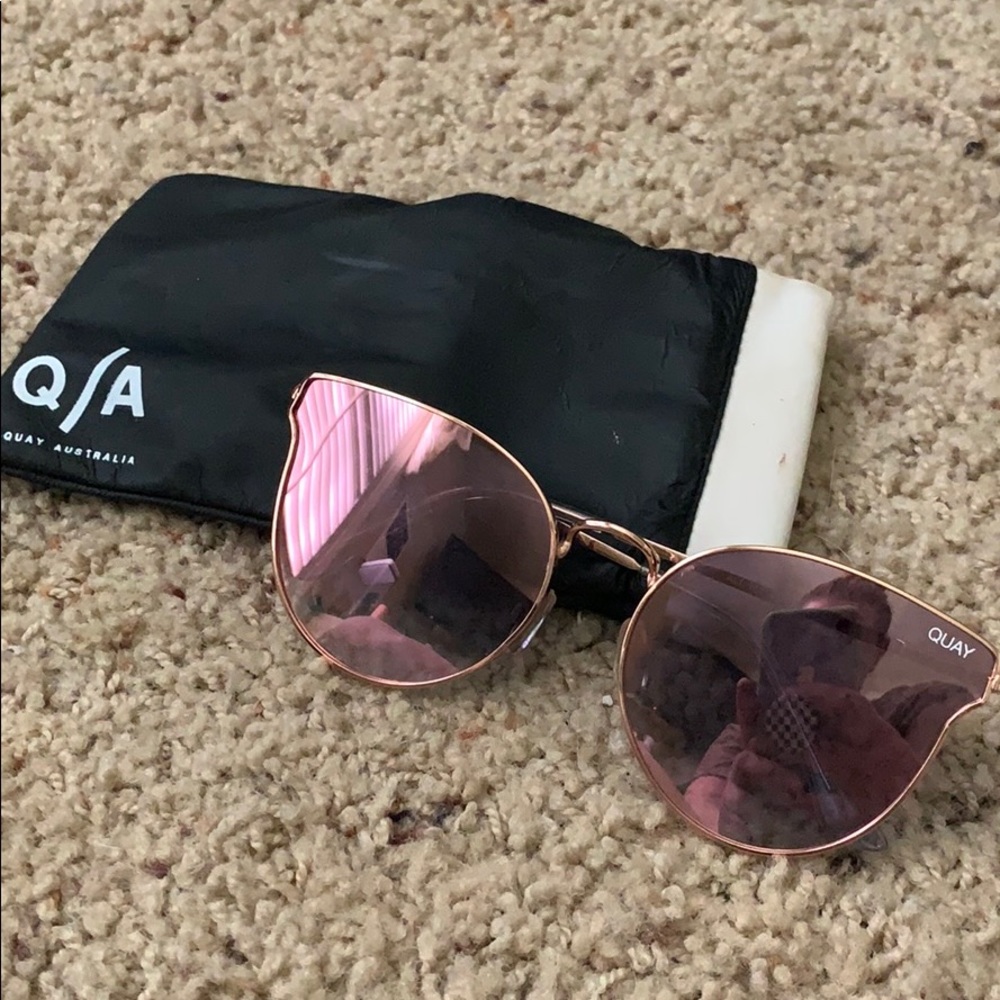 Quay Australia Rose Gold Sunglasses